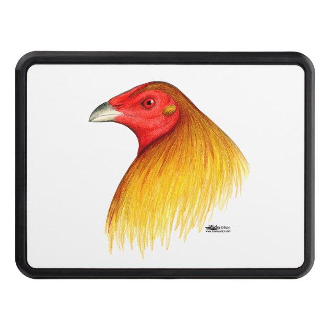 Gamecock Dubbed Trailer Hitch Cover (Front)