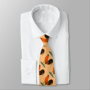 Gamecock Ginger Red Rooster Tie