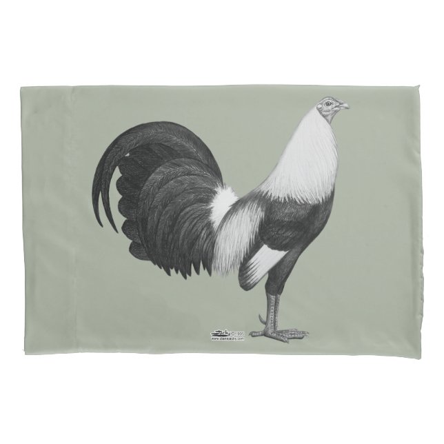 Gamecock Grey Duckwing Pillowcase (Front)