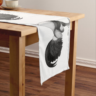 Gamecock Grey Duckwing Short Table Runner
