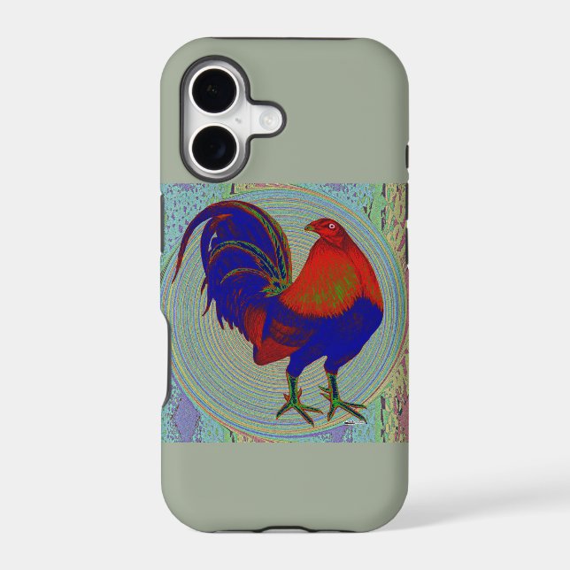 Gamecock:  Impressionist Rooster (Back)
