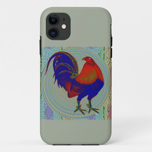 Gamecock:  Impressionist Rooster Case-Mate iPhone Case (Back)