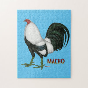 Gamecock Macho Duckwing Jigsaw Puzzle