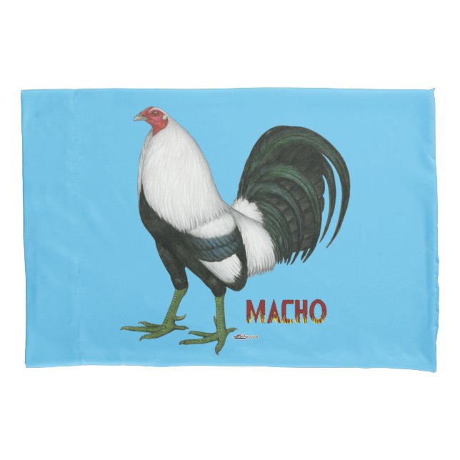 Gamecock Macho Duckwing Pillowcase (Front)