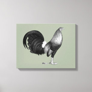 Gamecock Red Hatch Canvas Print