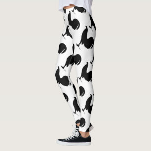 Gamecock Rooster Silhouette Leggings