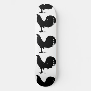 Gamecock Rooster Silhouette Skateboard