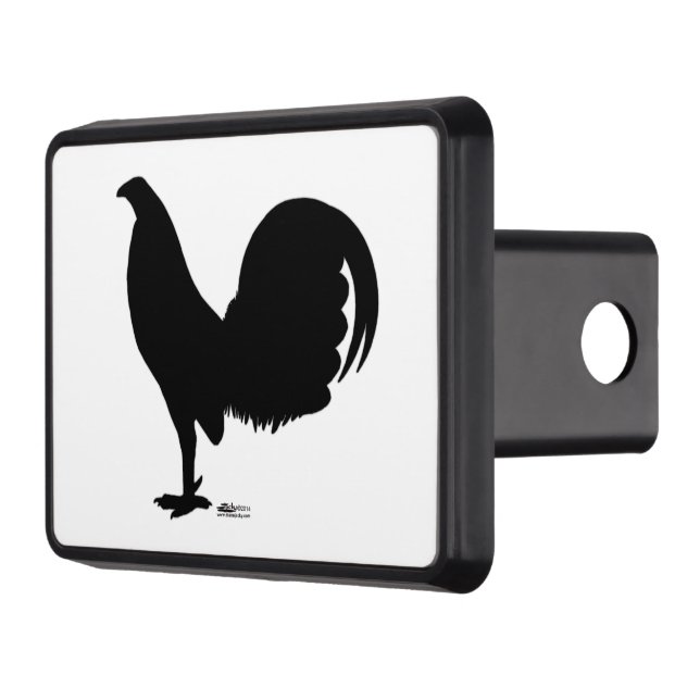 Gamecock Rooster Silhouette Trailer Hitch Cover (Left)