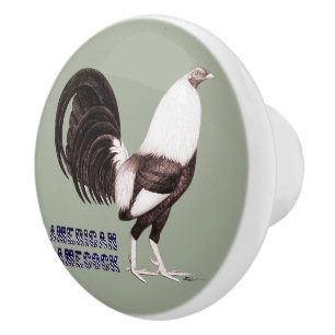 Gamecock Sepia Ceramic Knob