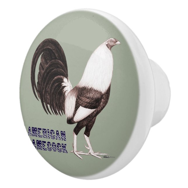 Gamecock Sepia Ceramic Knob (Right)