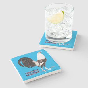 Gamecock Sepia Stone Coaster