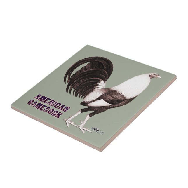 Gamecock Sepia Tile (Side)