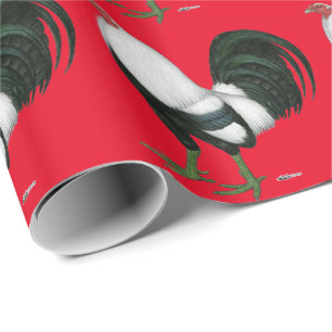 Gamecock Silver Duckwing Wrapping Paper