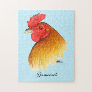 Gamecock Stag Pea Comb Jigsaw Puzzle