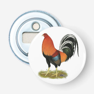 Gamecock Wheaten Rooster Bottle Opener
