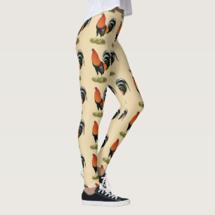 Gamecock Wheaten Rooster Leggings