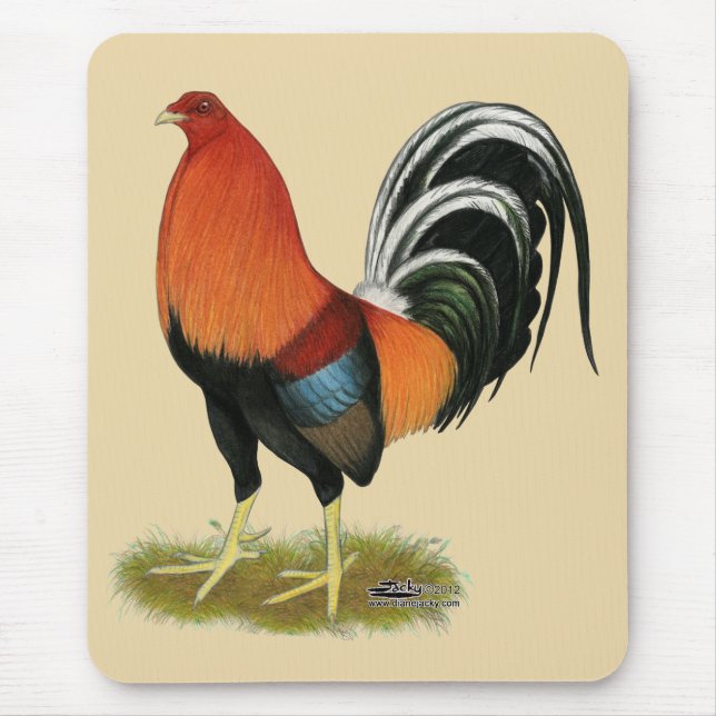 Gamecock Wheaten Rooster Mouse Pad (Front)