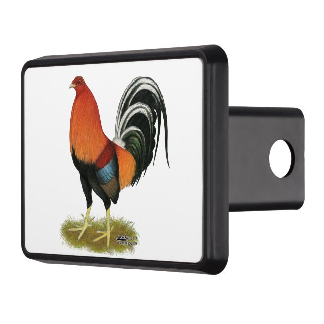 Gamecock Wheaten Rooster Trailer Hitch Cover (Left)