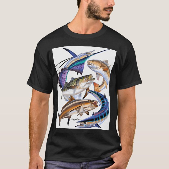 Gamefish collage T-Shirt (Front)
