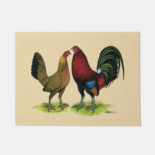 Gamefowl Pair Doormat