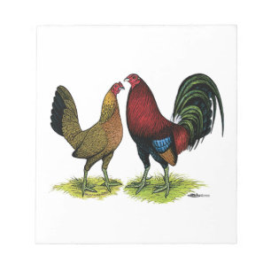 Gamefowl Pair Notepad