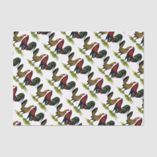 Gamefowl Pair Tissue Paper