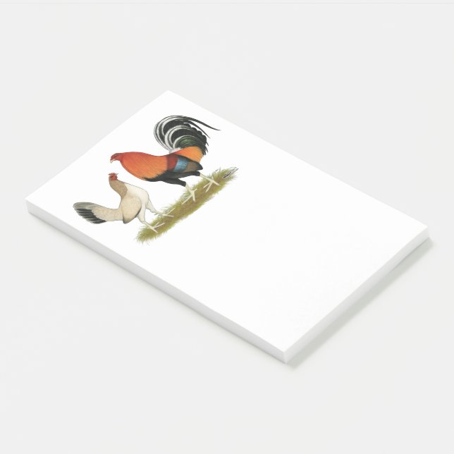Gamefowl Wheatens Post-it Notes (Angled)
