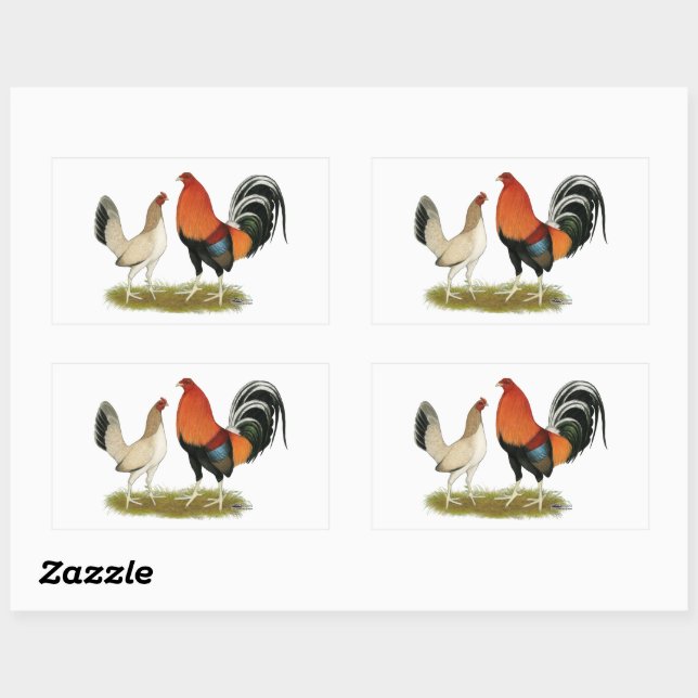 Gamefowl Wheatens Sticker (Sheet)