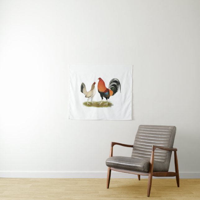 Gamefowl Wheatens Tapestry (In Situ (Horizontal))