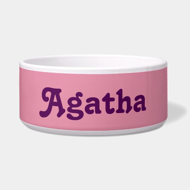 Gamelle pour chien Agatha (Devant)
