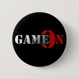 GameOn Netowrk Logo 2 Inch Round Button