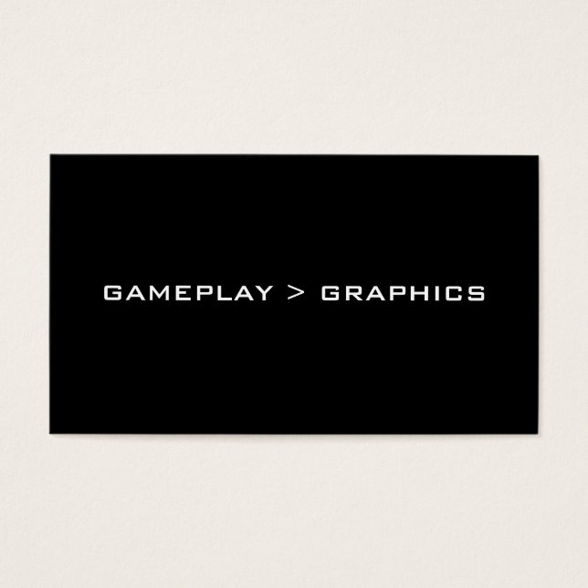 Gameplay > Graphiques. Blanc noir. (Devant)