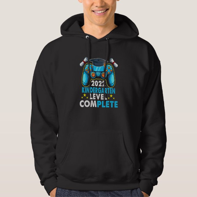 Gamer 2022 Kindergarten Level Complete Senior 22 G Hoodie (Front)