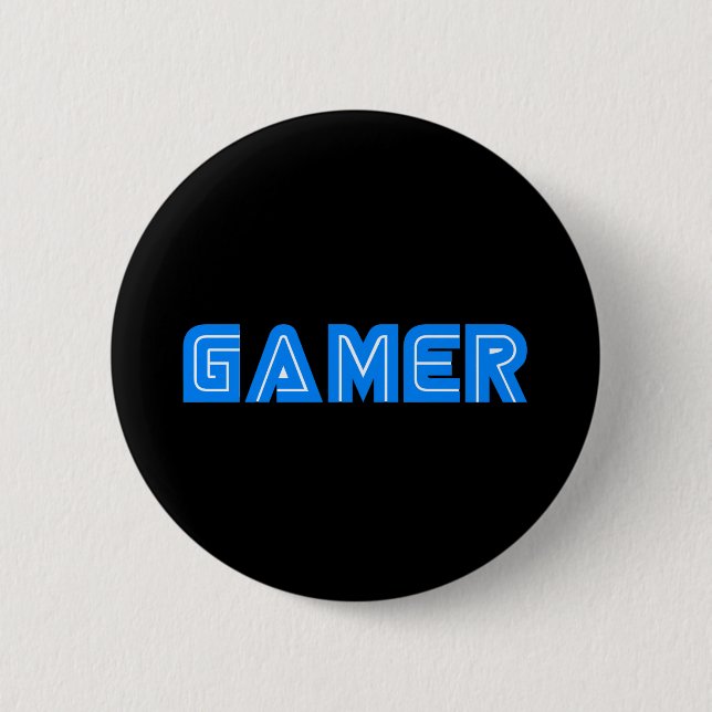 Gamer 2 Inch Round Button (Front)