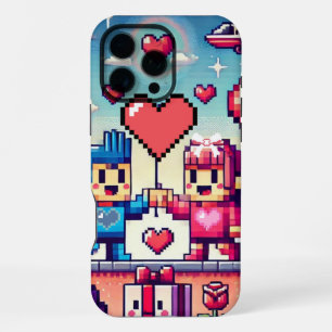 Gamer 8 bit Valentine's Day iPhone 16 Pro Max Case