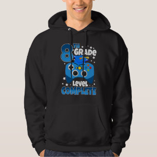 Gamer 8th Grade Level Complete Graduation Girls Bo Hoodie