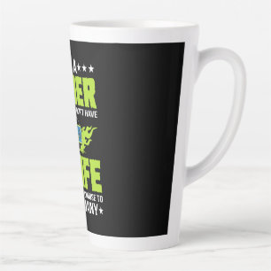 Gamer Am A Gamer Latte Mug