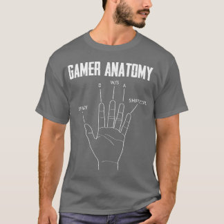 Gamer Anatomy Gaming gift T-Shirt