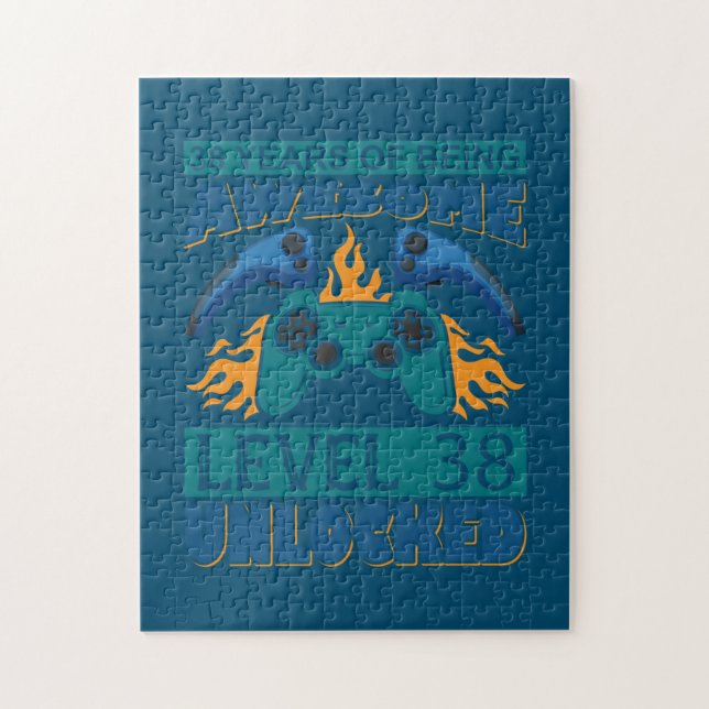 Gamer Art Level 38 Unlocked Jigsaw Puzzle (Vertical)