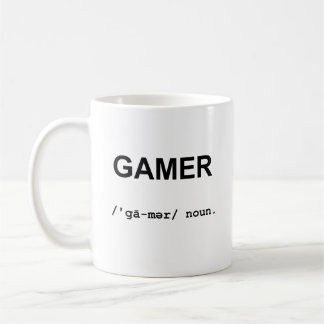 GAMER avec la tasse de symboles phonétiques
