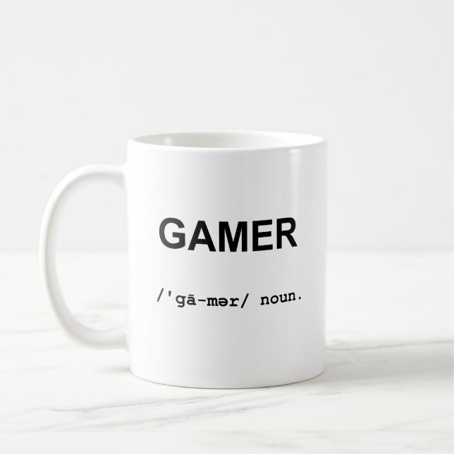 GAMER avec la tasse de symboles phonétiques (Gauche)