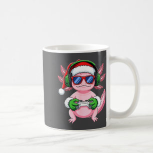 Gamer Axolotl Christmas Shirt Funny Video Game San Coffee Mug