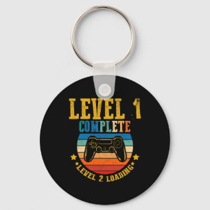 Gamer Birthday Level 1 Complete Level 2 Loading An Keychain