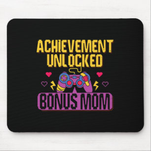 Gamer Bonus Mom Unlocked Video Game Stepmom Gaming Mouse Pad