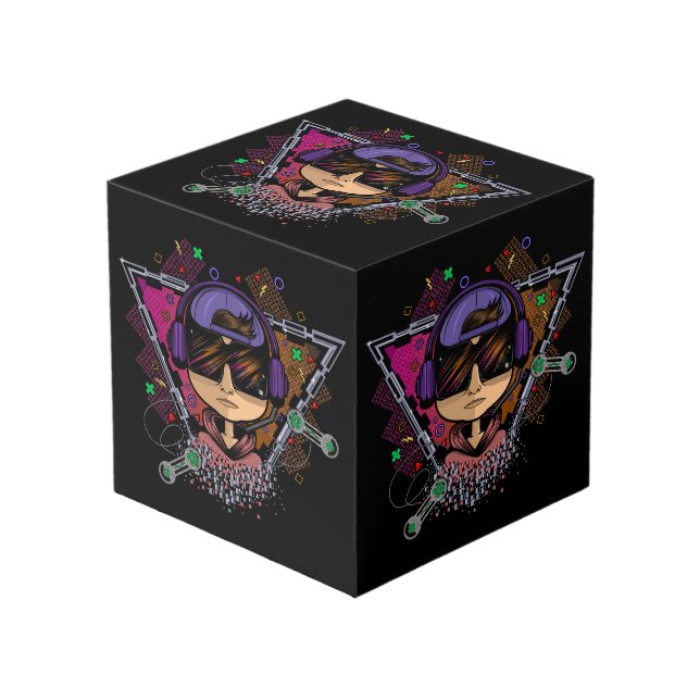 Gamer Boy Cube (Front Angled)