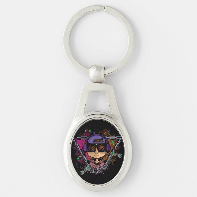 Gamer Boy Keychain (Front)