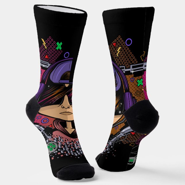 Gamer Boy Socks (Angled)