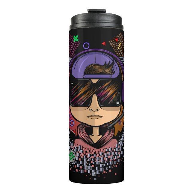 Gamer Boy Thermal Tumbler (Front)