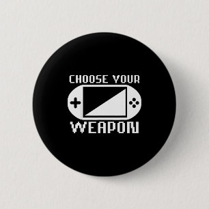Gamer , Boys Men Women Video Gaming Is My Therapy 2 Inch Round Button