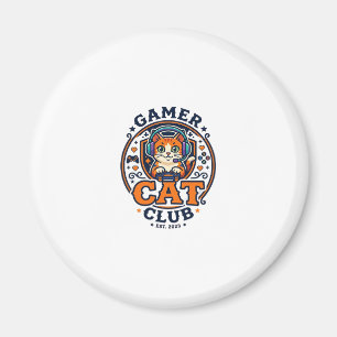 Gamer Cat Cat Mom Gift Idea - Gamer Cat Club_1 Magnet